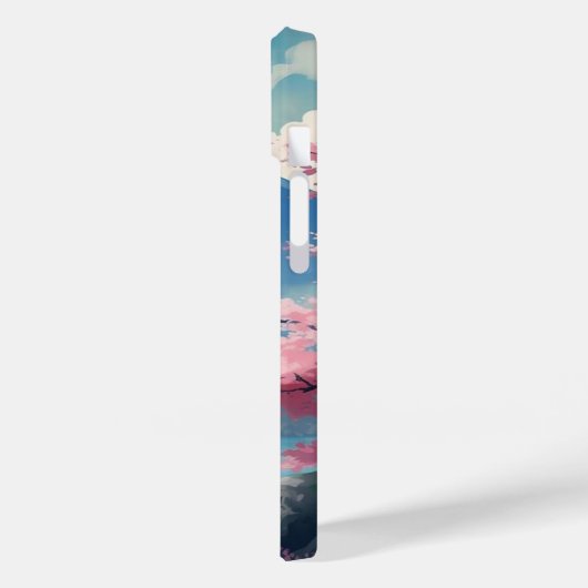 Japanse Cherry Blossoms Mountain I Telefoonhoesje Case-Mate iPhone Case (Achterkant / Links)