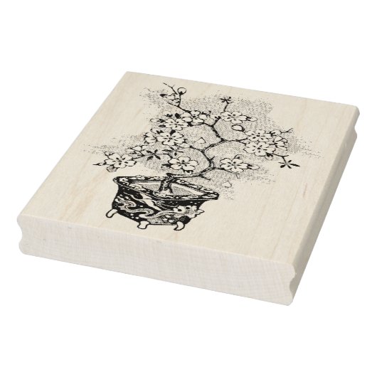 Japanse Cherry Bonsai Boom  kunststempel Rubberstempel (Stempel)