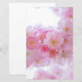 Japanse Cherry Tree Blossom Briefpapier (Voorkant / Achterkant)