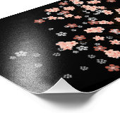 Japanse Cherry Tree Blossom Foto Afdruk (Hoek)