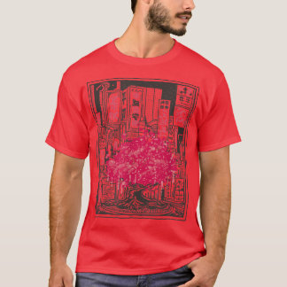 Japanse Cherry Tree Blossom Japan City Sakura T-shirt