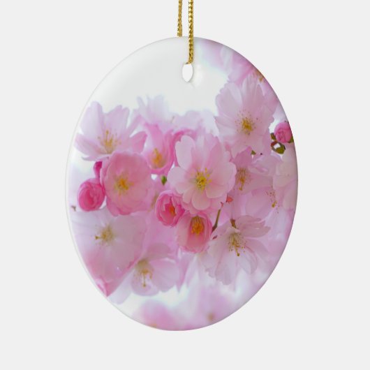 Japanse Cherry Tree Blossom Keramisch Ornament (Rechts)
