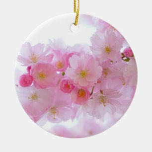 Japanse Cherry Tree Blossom Keramisch Ornament