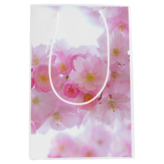 Japanse Cherry Tree Blossom Medium Cadeauzakje (Voorkant)