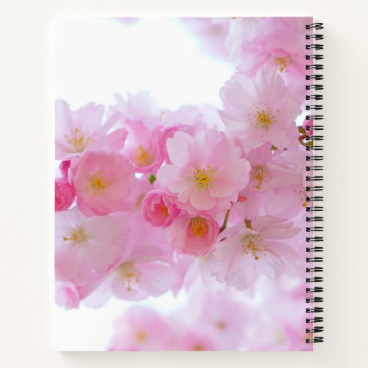 Japanse Cherry Tree Blossom Notitieboek (Achterkant)