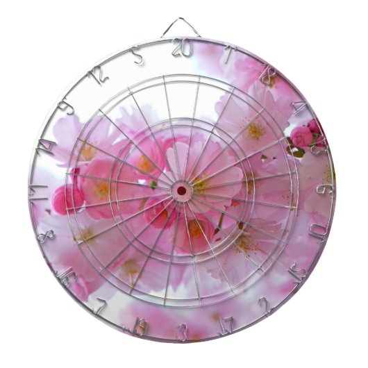 Japanse Cherry Tree Flower Dartbord (Voorkant)
