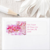 Japanse Cherry Tree met Pastel Pink Blossom Etiket (Insitu)