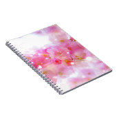 Japanse Cherry Tree met Pastel Pink Blossom Notitieboek (Rechterzijde)
