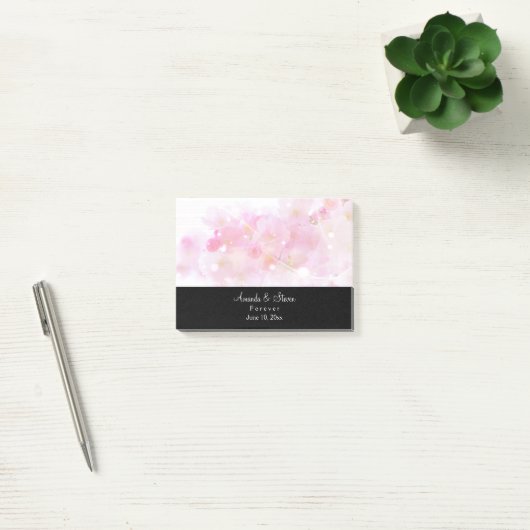 Japanse Cherry Tree met Pastel Pink Blossom Post-it® Notes (Kantoor)