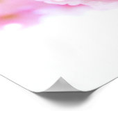 Japanse Cherry Tree met Pastel Pink Blossom Poster (Hoek)