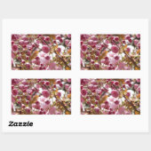 Japanse Cherry Trees Rechthoekige Sticker (Vel)