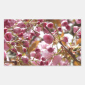 Japanse Cherry Trees Rechthoekige Sticker (Voorkant)