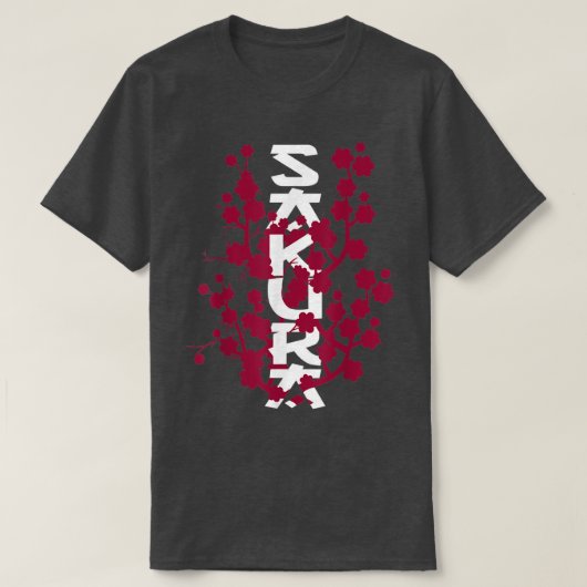 Japanse Cherrys Blossom Sakura Tree Spring  T-shirt (Design voorkant)