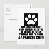 JAPANSE CHIN. AWKWARD DESIGN BRIEFKAART (Voorkant / Achterkant)