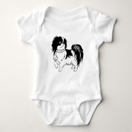 Japanse Chin Dog Baby Bodysuit