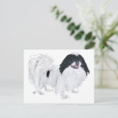 Japanse Chin Dog Briefkaart (Staand voorkant)