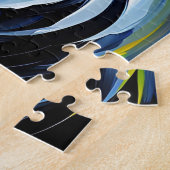 Japanse Chin Dog Portret Acryl Art Print Hond Legpuzzel (Zijkant)