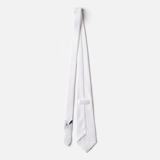 Japanse Chin Dog Stropdas (Achterkant)