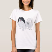 Japanse Chin Dog T-shirt (Voorkant)