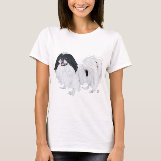 Japanse Chin Dog T-shirt (Voorkant)