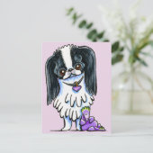 Japanse Chin Dragon Briefkaart (Staand voorkant)