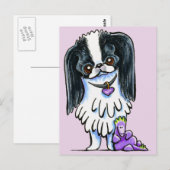 Japanse Chin Dragon Briefkaart (Voorkant / Achterkant)