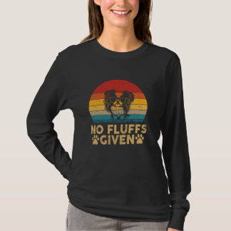 Japanse Chin Geen Fluffs Gegeven Hond Mama Papa Fu T-shirt