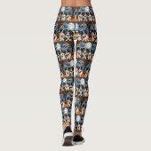 Japanse Chin Halloween Spoken Leggings (Achterkant)