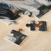 Japanse Chin Halloween Spooky Legpuzzel (Zijkant)