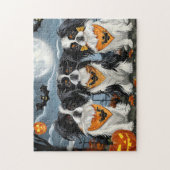 Japanse Chin Halloween Spooky Legpuzzel (Verticaal)