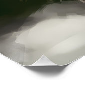 Japanse Chin Hond in Sneeuw Kerstmis Perfect Poster (Hoek)