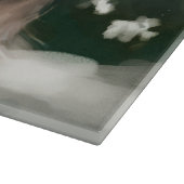 Japanse Chin Hond in Sneeuw Kerstmis Snijplank (Hoek)