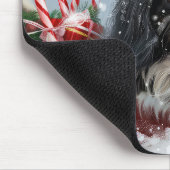 Japanse Chin Hond Kerstmis Feest Muismat (Hoek)