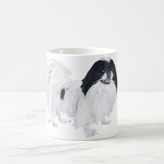 Japanse Chin Hond Koffiemok (Center)