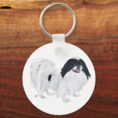 Japanse Chin Hond Sleutelhanger (Voorkant)