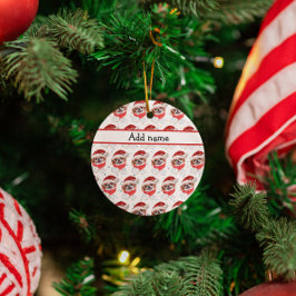 Japanse Chin Hondenras Kerststerren Keramisch Ornament