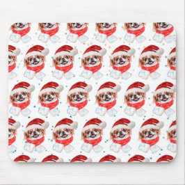 Japanse Chin Hondenras Kerststerren Muismat