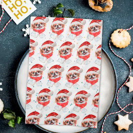 Japanse Chin Hondenras Kerststerren Theedoek