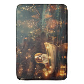 Japanse Chin Kerst Feestelijke Reis Badmat (Voorkant Verticaal)