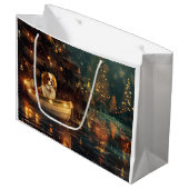 Japanse Chin Kerst Feestelijke Reis Groot Cadeauzakje (Voorkant Gekanteld)