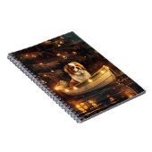 Japanse Chin Kerst Feestelijke Reis Notitieboek (Rechterzijde)