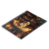 Japanse Chin Kerst Feestelijke Reis Notitieboek (Linkerzijde)