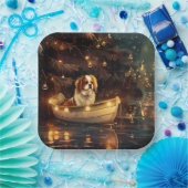 Japanse Chin Kerst Feestelijke Reis Papieren Bordje (Feest)