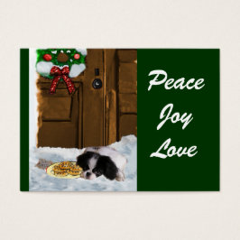 Japanse Chin Kerstcadeaus Visitekaartjes