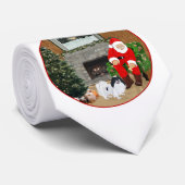 Japanse Chin Kerstmis Stropdas (Opgerold)