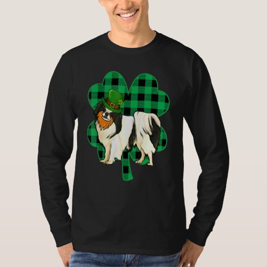 Japanse Chin Leprechaun St Patricks Day Lucky C T-shirt (Voorkant)
