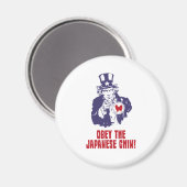 Japanse Chin Magneet (Voorkant / Achterkant)