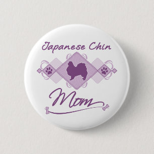 Japanse Chin mama Ronde Button 5,7 Cm