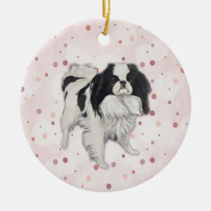 Japanse Chin Original Dog Art Ornament