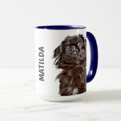 Japanse Chin Personalized Mug Mok (Voorkant rechts)